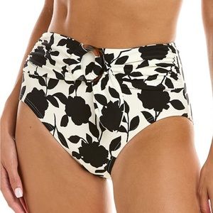 NWT ♠️ Kate Spade Belted High-Waist floral Bikini Bottoms | S